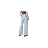 Pantalón baggy Eme Studios de corte recto y tiro medio, con diseño a rayas verticales celestes y blancas. Cuenta con bolsillos laterales y dobladillo vuelto en los tobillos.