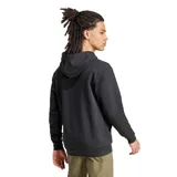Canguro negro con capucha y cordones ajustables, bolsillo tipo canguro delantero y logo de Adidas Terrex impreso en el pecho.