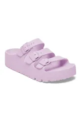 Sandalias Crocs modelo Florida Iii Flex Platform Eva, color lila.