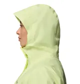 Campera impermeable con tecnología Omni-Tech, costuras selladas y forro de malla transpirable. Cuenta con capucha ajustable, cierre frontal, bolsillos laterales con cremallera, puños ajustables y dobladillo con cordón.