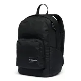 Mochila Columbia Zigzag II de 22 litros, color negro, con compartimento principal amplio, bolsillo frontal con cierre y parche con el logo de la marca, bolsillos laterales para botellas y correas ajustables acolchadas.