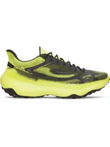 Championes Under Armour Flare, modelo de running en color verde flúor y negro, con capellada de malla transpirable y suela con amortiguación.