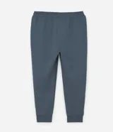 Pantalón jogger deportivo de hombre en color azul, con cintura elástica ajustable con cordón, bolsillos laterales con cierre de cremallera y bajo ajustado con puño elastizado.