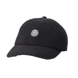 Gorro de visera curva Rip Curl Premium Surf, color negro, con parche frontal redondo con el logo de la marca.