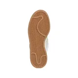 Championes Adidas Campus 00S W, color blanco con detalles en beige y suela marrón.