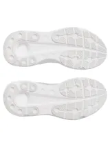 Championes de running Under Armour modelo Infinite Pro 2, color blanco. Presentan una parte superior de malla técnica transpirable, diseño de talón estabilizador y entresuela con tecnología de amortiguación UA HOVR+ para mayor retorno de energía y suavidad en la pisada.