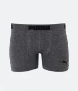 Pack de dos calzoncillos tipo bóxer Puma, confeccionados en microfibra sin costuras, con cintura elástica con logo de la marca.