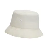 Gorro tipo bucket color crema con logo de Converse bordado en el frente.