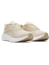 Championes de running Under Armour Ascend, color beige con entresuela blanca y detalles en tostado. Confeccionados con malla transpirable y suela de goma resistente.