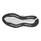 Championes de running Salomon Aero Glide 4, color negro con suela blanca alta y amortiguada. Presenta capellada de malla transpirable sin costuras y el nombre de la marca impreso en el lateral.