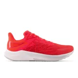 Championes de running New Balance FuelCell Propel v3, color rojo con detalles en blanco y gris.