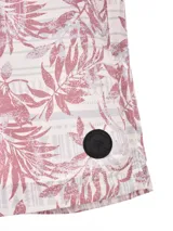 Short de baño azul con estampado de motivos marinos en celeste.