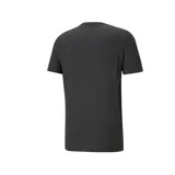 Remera Puma gris jaspeado de corte clásico, con logo estampado en el pecho.