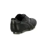 Championes de fútbol Diadora Goal, color negro con detalles en gris.