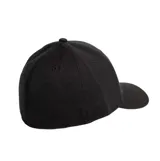 Gorra Volcom Modstone negra con visera curva y parche con logo de la marca bordado en el lateral frontal.