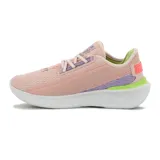 Championes deportivos Fila Start, color rosa claro con detalles en lavanda, verde y violeta.