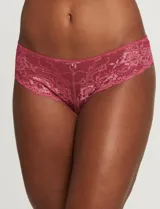 Panty de microtul y encaje color gris.