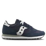 Championes Saucony Jazz Original, color azul marino con detalles en blanco y gris.