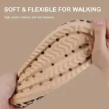 Chancletas tipo ojota de goma con diseño de animal print, suela antideslizante y ajuste cómodo.