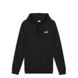 Buzo de hombre Puma, modelo Canguro Logo Hoodie TR, color negro con logo estampado en el pecho.