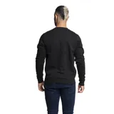 Buzo gris melange de corte clásico, cuello redondo y puños acanalados. Logo de Umbro bordado en el pecho.