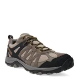 Championes de trekking Merrell Accentor 3 WP, color marrón con detalles en negro y cordones bicolor. Diseñados para actividades al aire libre con tecnología impermeable.