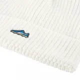 Gorro de lana blanco con logo de Puma bordado en el frente. Diseño con dobladillo y tejido acanalado.