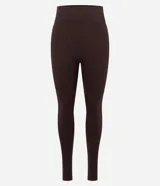 Legging deportiva Get Over de tiro alto, confeccionada en poliamida seamless con diseño ajustado al cuerpo y acabado liso.