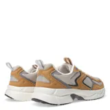 Championes de estilo running N+ Autazes, color negro con detalles en gris y suela blanca. Presentan una combinación de malla y cuero sintético, con cierre de cordones y tirador en la lengüeta.