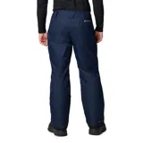 Pantalón de esquí y deportes de nieve color azul marino, con tecnología impermeable Omni-Tech y forro térmico reflectante Omni-Heat. Cuenta con cintura ajustable, bolsillos con cierre, polainas internas y refuerzos en la parte inferior de las piernas.