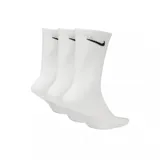 Medias de caña alta Nike color negro con el logo de la marca bordado en blanco en la parte superior.