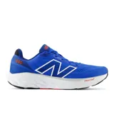 Championes de running New Balance 880 v14 para hombre, color azul con detalles en blanco y naranja.