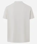 Remera masculina Marfinno de corte slim, color negro, con cuello redondo, manga corta y tejido texturizado.