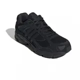 Championes adidas Response CL de estilo urbano, color negro total. Presentan una construcción robusta con paneles de malla y superposiciones de gamuza, las icónicas tres tiras laterales y una suela de goma gruesa con tecnología de amortiguación.