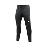 Pantalón deportivo Nike Dri-Fit Park, color negro, con ajuste entallado, cintura elástica y logo de la marca bordado en blanco en el muslo izquierdo.