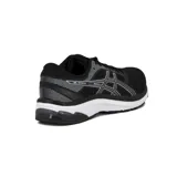 Championes de running Asics Gel-Sparta, color negro con entresuela blanca y detalles en gris.