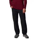 Pantalón negro de corte recto con bolsillos laterales, ideal para uso cotidiano.