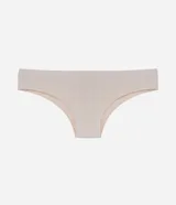Bombacha tipo bikini de la marca Lov, confeccionada en tejido seamless de poliamida y elastano. Presenta un diseño básico y minimalista, ideal para el uso diario por su comodidad y suavidad al tacto.