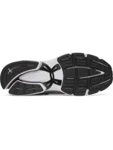 Championes deportivos Under Armour modelo Sola, con diseño futurista en color negro, detalles plateados y suela blanca. Presentan parte superior ligera con superposiciones, refuerzo de TPU en el talón y entresuela de EVA acolchada.