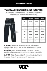 Jean de corte mom fit en color gris lavado, confeccionado en denim resistente, con diseño de tiro medio y ajuste holgado en las piernas.