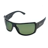 Lentes de sol MDQ Rawai con montura negra y lentes verdes G15.