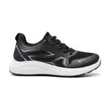 Championes deportivos American Sport Dalia, color negro con detalles en gris y blanco, ideales para training.
