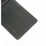 Billetera O'Neill modelo OMS1BI01 de color negro, con diseño clásico plegable y el logo de la marca grabado en la esquina inferior derecha.
