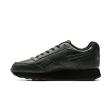 Championes Reebok Glide color negro, con diseño clásico de running en cuero sintético, cordones a tono y suela de goma con amortiguación.