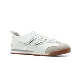 Championes deportivos American Sport Adina, color blanco con detalles en gris y suela marrón.