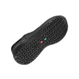 Championes deportivos Joma modelo Tempo Men 2621, color negro. Presentan un diseño ergonómico con parte superior de nailon técnico y refuerzos de TPU, plantilla de espuma viscoelástica para mayor amortiguación y suela de goma con tecnología antideslizante.