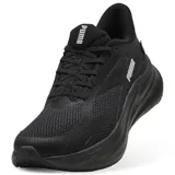 Championes de running y training Puma modelo MaxStride Lite LS Sliptech, color negro con el logo de la marca en blanco en el lateral.