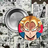 Pin metálico con imagen de Gohan Super Saiyan.
