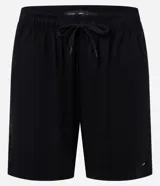 Bermuda masculina de corte recto y color beige, con cintura elástica, cordón ajustable y bolsillos laterales. Pertenece a la marca Ripping.