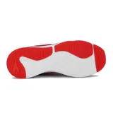Championes Diadora de running para hombre, modelo Delta, color rojo con detalles en negro y suela blanca.